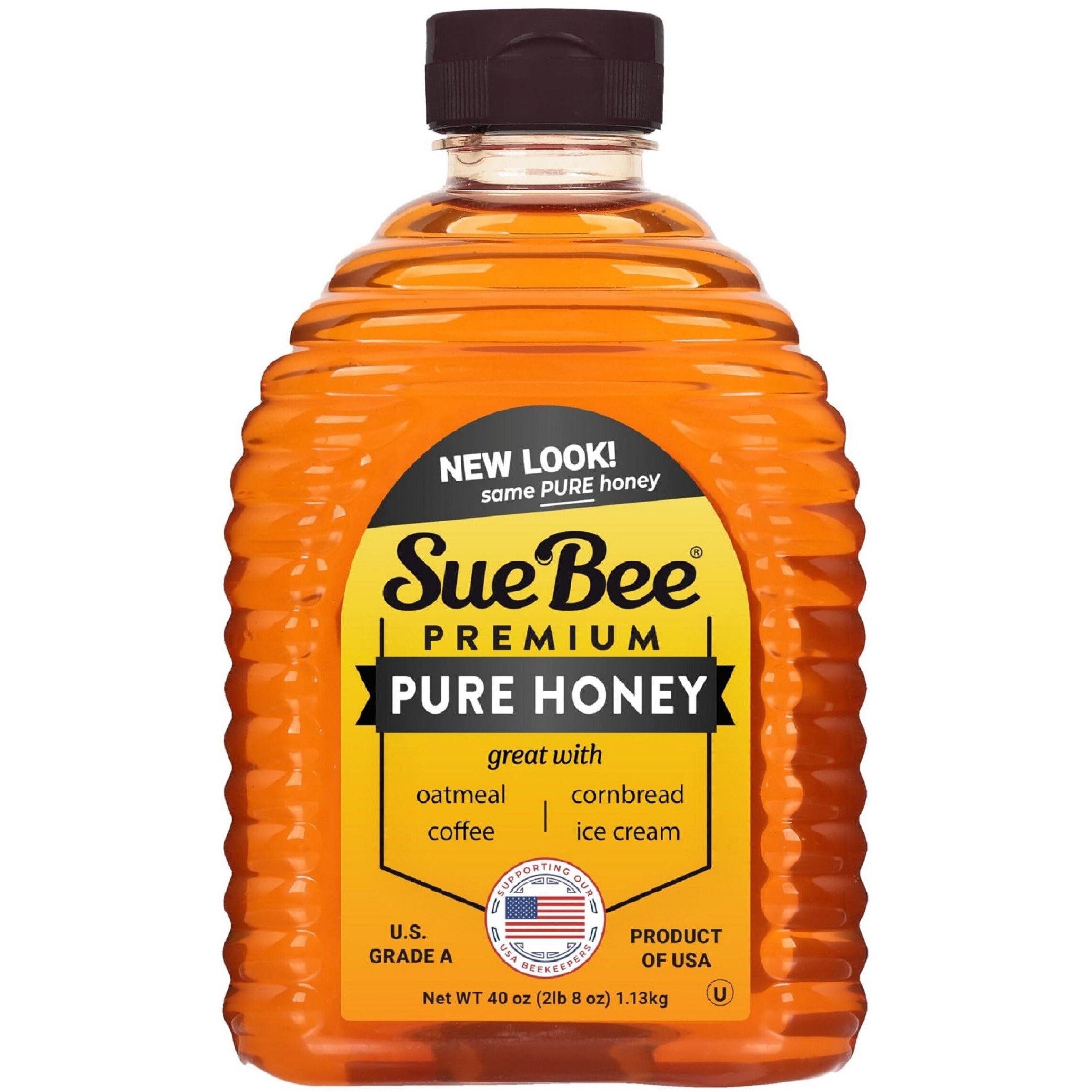 Sue Bee Pure Premium Honey From Usa Beekeepers, 40 Ounce (2.5 Lb)