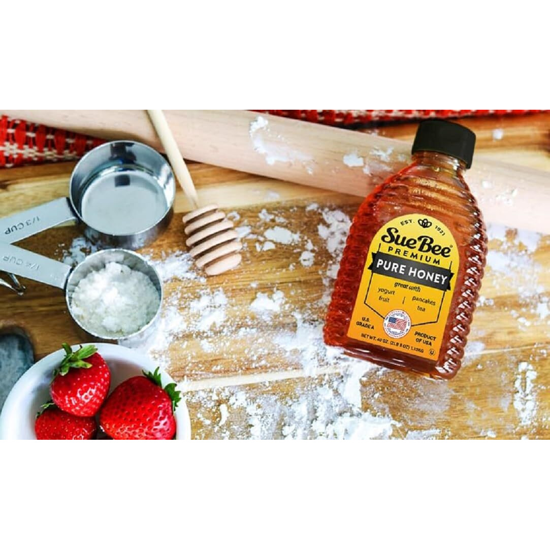 Sue Bee Pure Premium Honey From Usa Beekeepers, 40 Ounce (2.5 Lb)