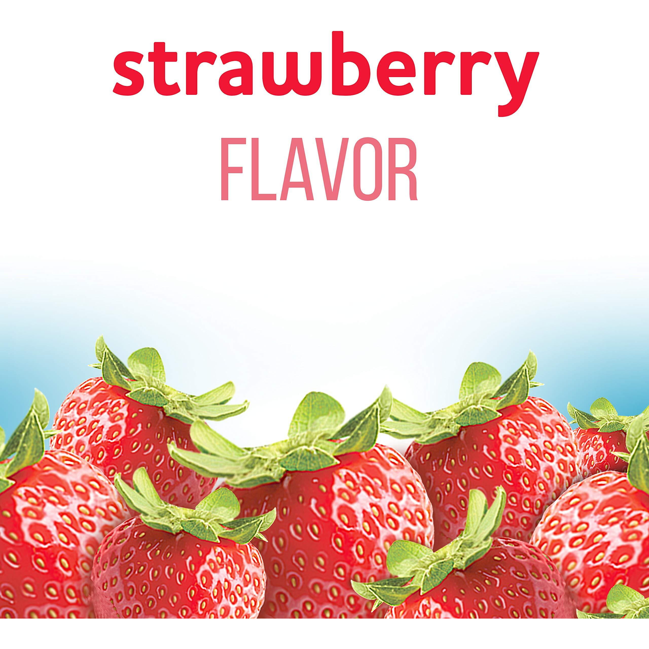 Jell-O Strawberry Sugar Free Gelatin Dessert Mix, 0.6 Ounce (Pack Of 24)