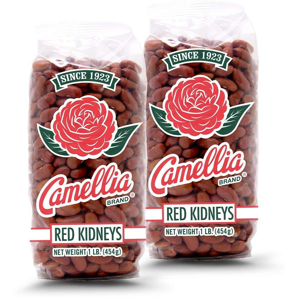 Camellia Brand Dried Red Kidney Beans, 1 Pound (2 Pack)