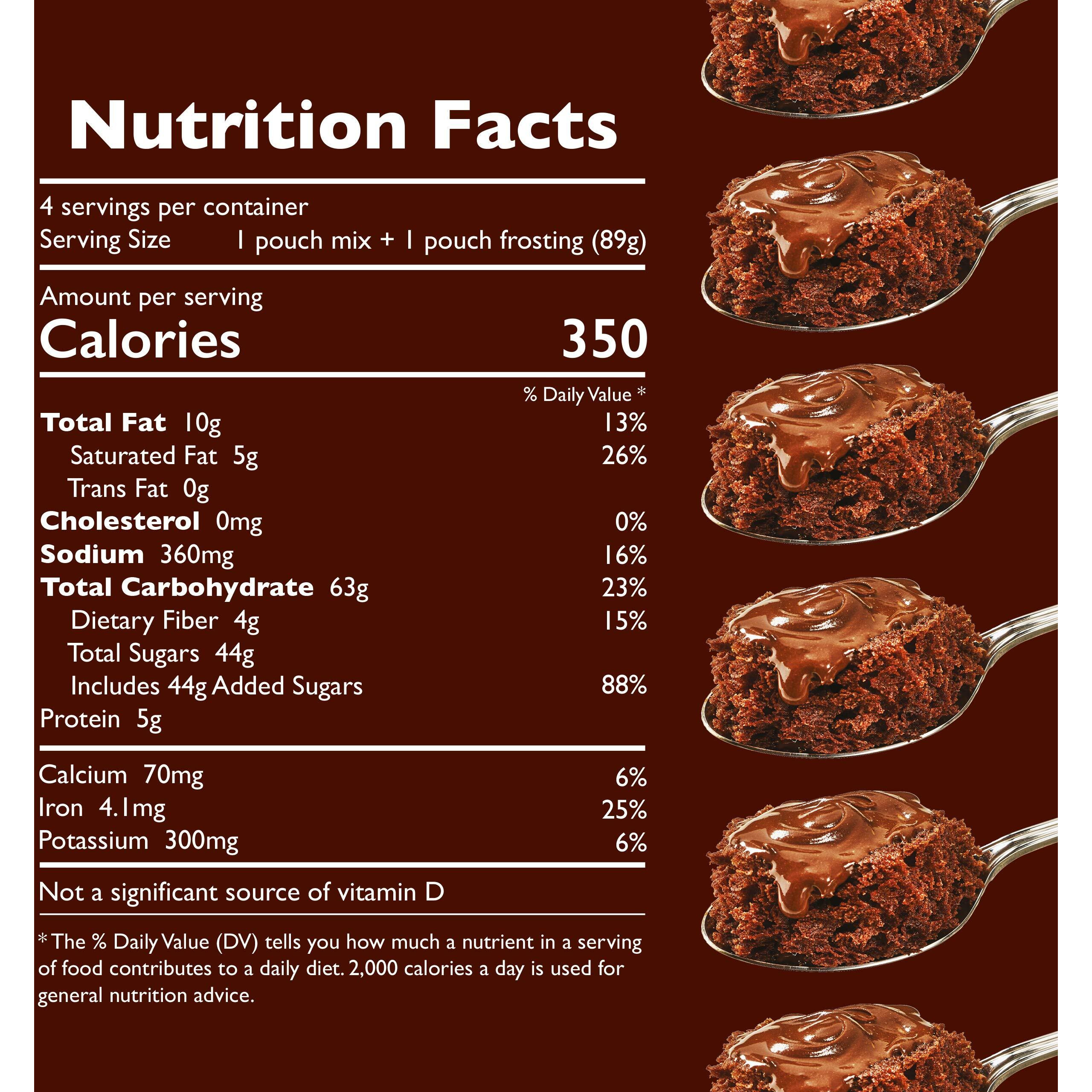 Betty Crocker Mug Treats Triple Chocolate Cake Mix With Fudge Frosting, 4 Servings, 12.5 Oz. (Pack Of 6)