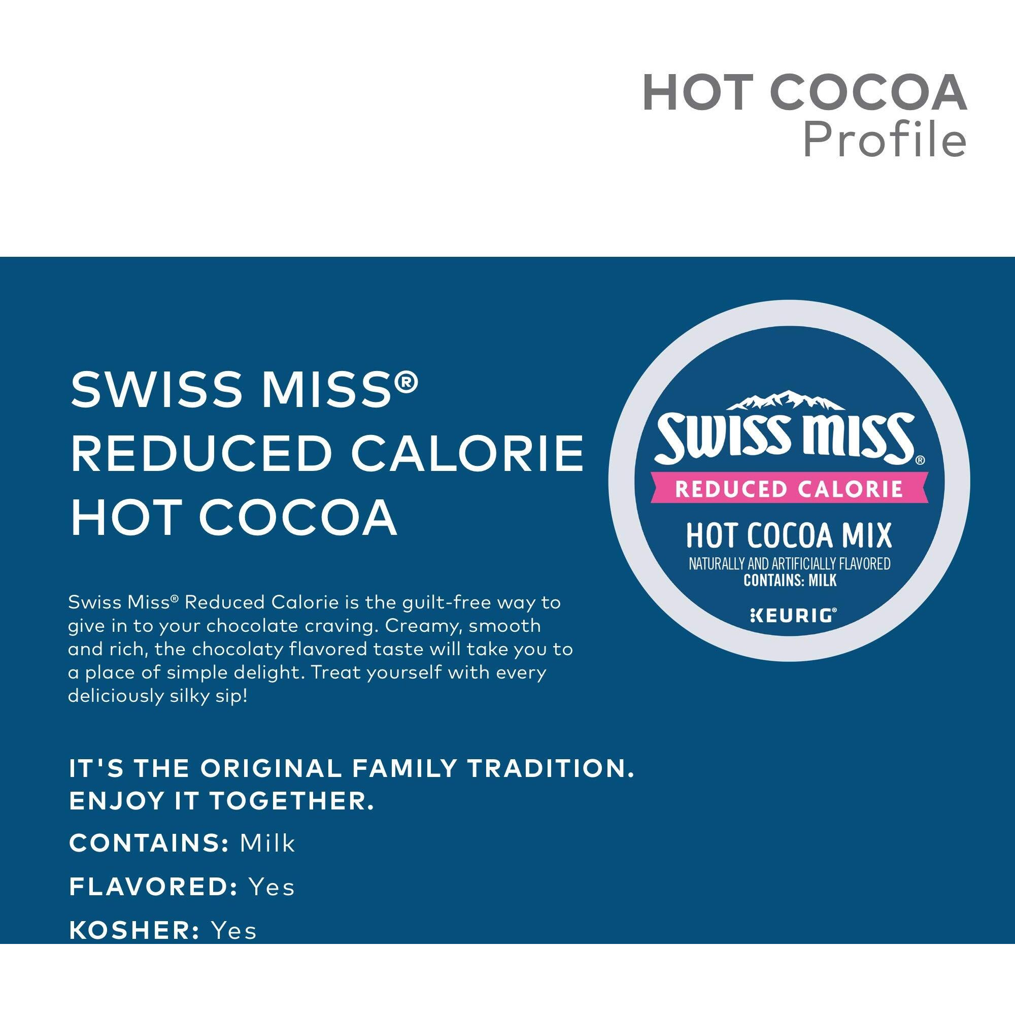 Swiss Miss Sensible Sweets Light Hot Cocoa Keurig Single-Serve K-Cup Pods, 24 Count