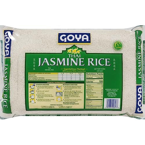 Goya Foods Thai Jasmine Rice, 20 Pound (Pack Of 2)