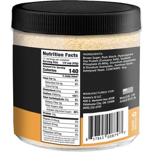 Kosmos Q Original Bbq Pork Injection - 16 Oz Injection Marinade For Pulled Pork, Brisket, Chops, Ribs & Tenderloin - Barbecue Seasoning Made In The Usa (Pork)