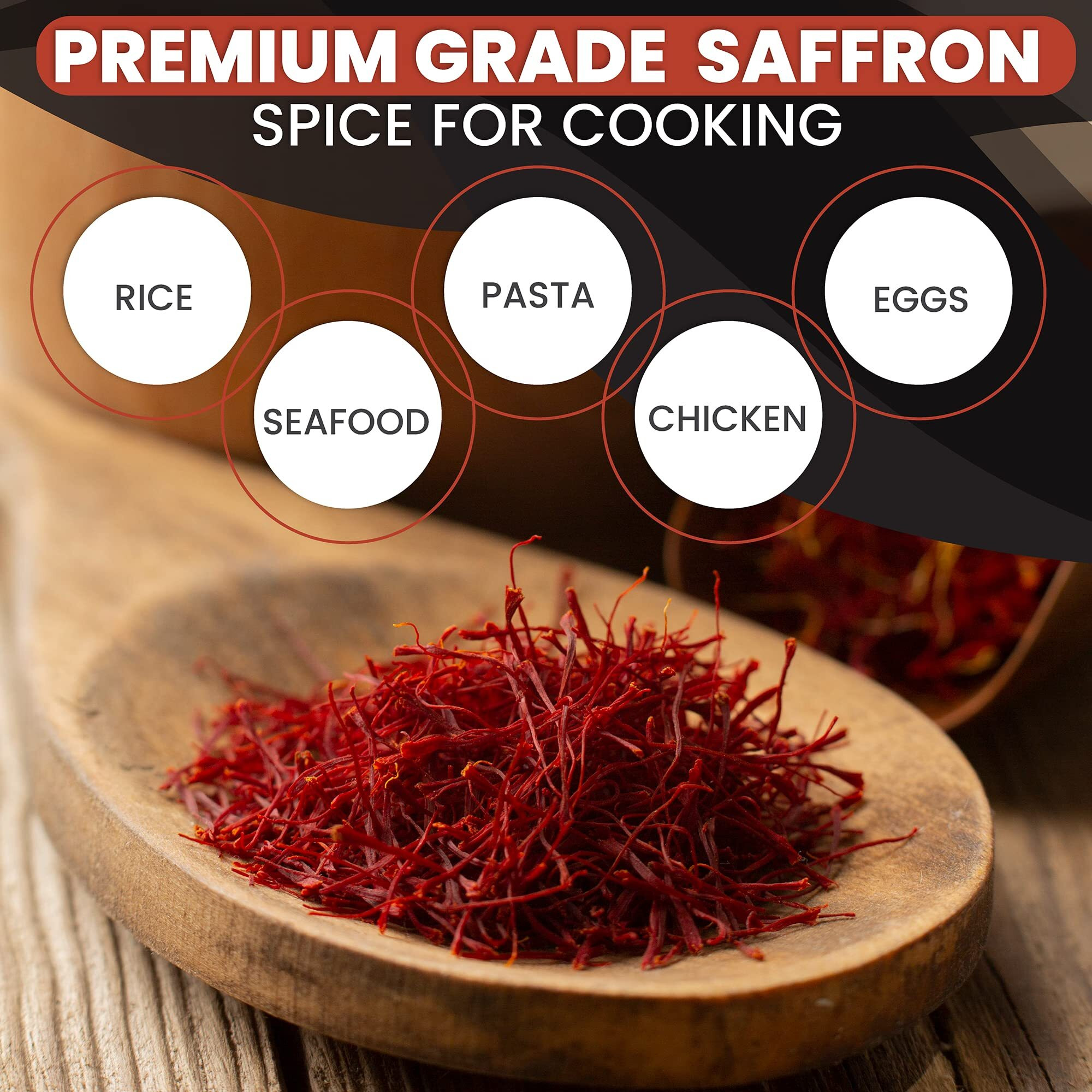 Zand Saffron Threads - 2G Premium Grade A Organic Pure Saffron Spice For Cooking Basmati Rice, And More - In Decorative Airtight Tin With Window Lid