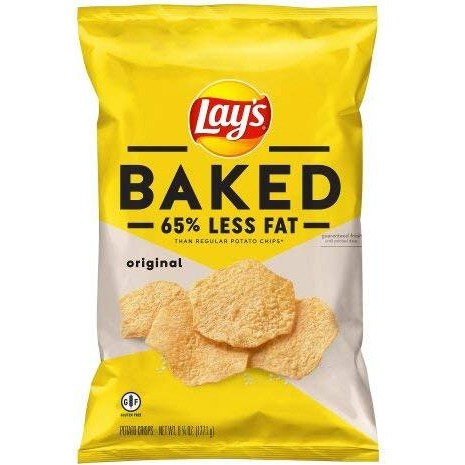 Lay's Baked Original Potato Crisps, 1.125 Ounce (Pack Of 8)
