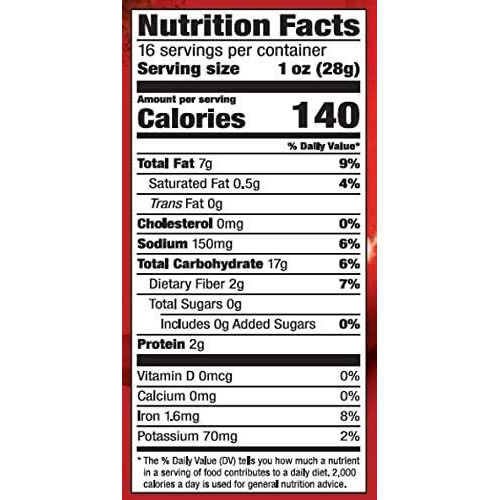 Garden Of Eatin' Corn Tortilla Chips, Red Hot Blues, 16 Oz (Pack Of 12) (Packaging May Vary)
