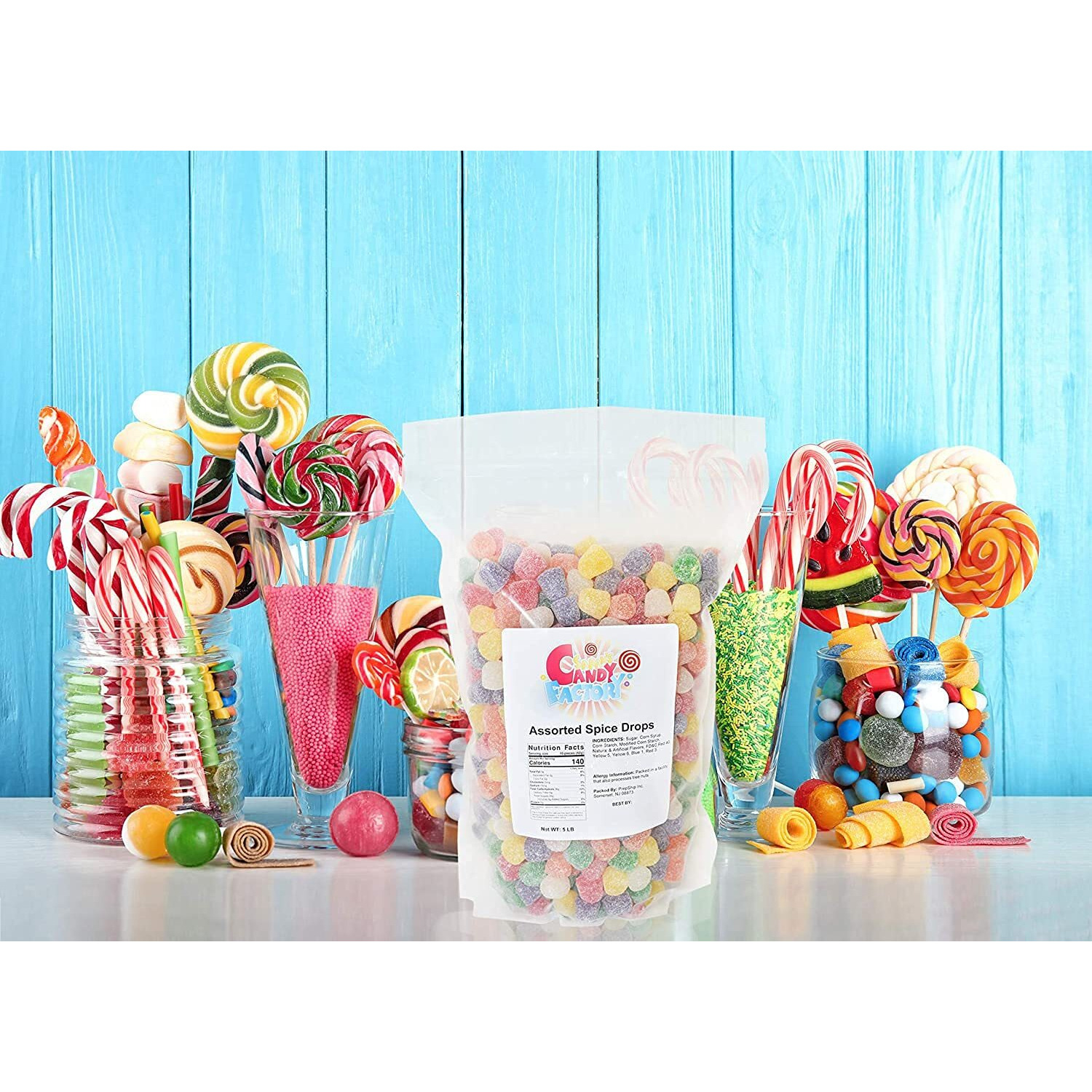 Sarah's Candy Factory Assorted Spice Drops (5 Lbs In Bag)