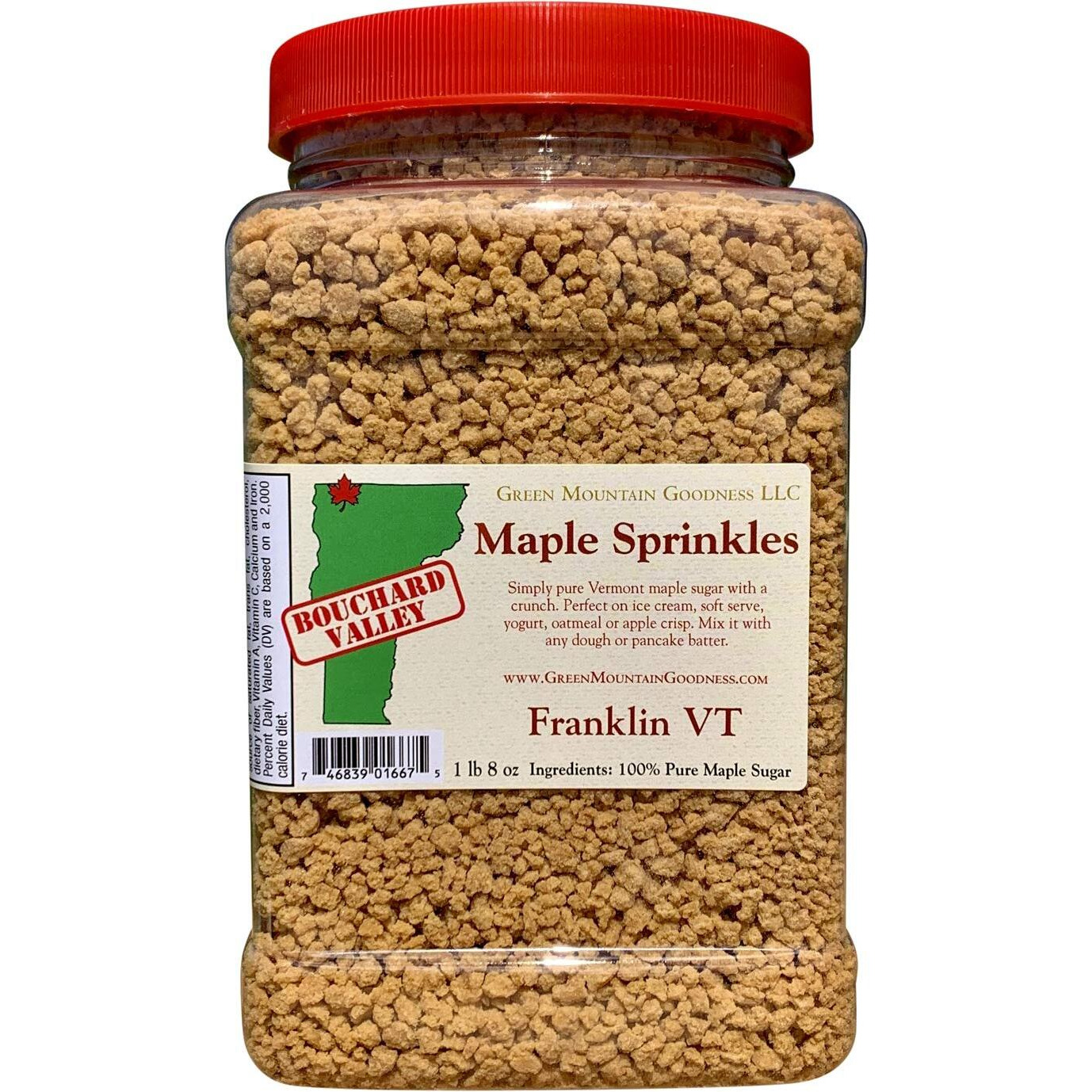 Green Mountain Goodness, Pure Vermont Maple Crunch Sprinkles (Perfect On Ice Cream & Yogurt)