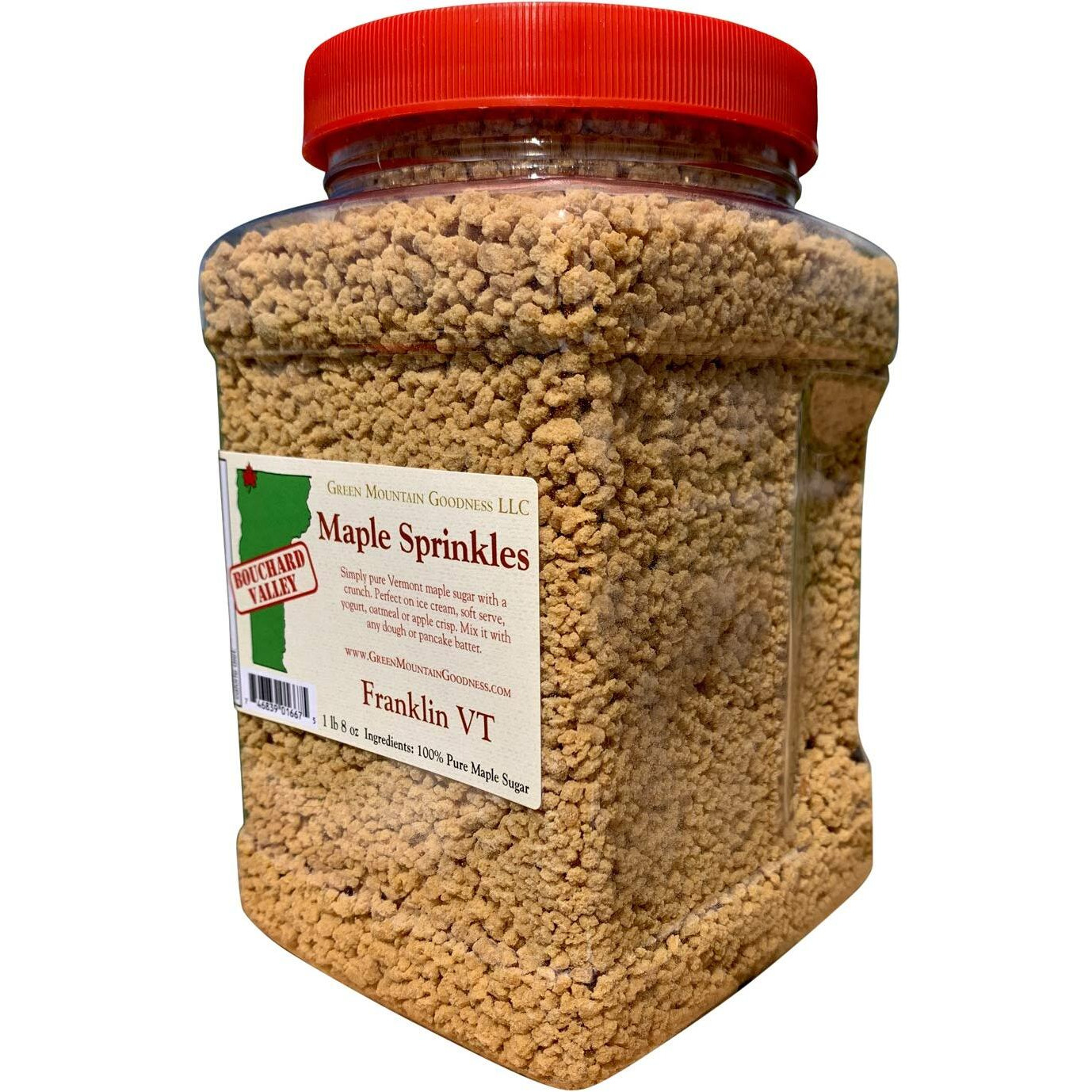 Green Mountain Goodness, Pure Vermont Maple Crunch Sprinkles (Perfect On Ice Cream & Yogurt)