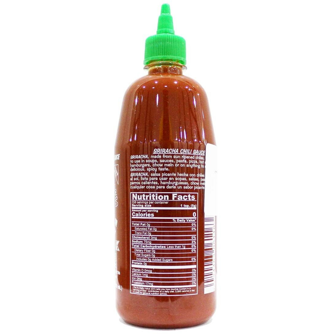 Huy Fong Sriracha Hot Chili Sauce 28Oz, 1 Pack
