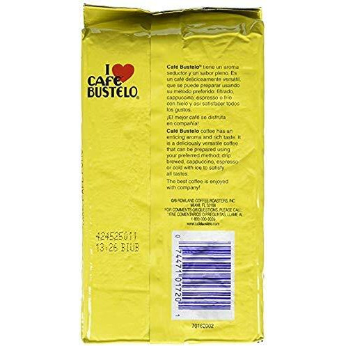 Caf   Bustelo Coffee, Espresso Ground Coffee Brick, 10 Ounces, 6 Count