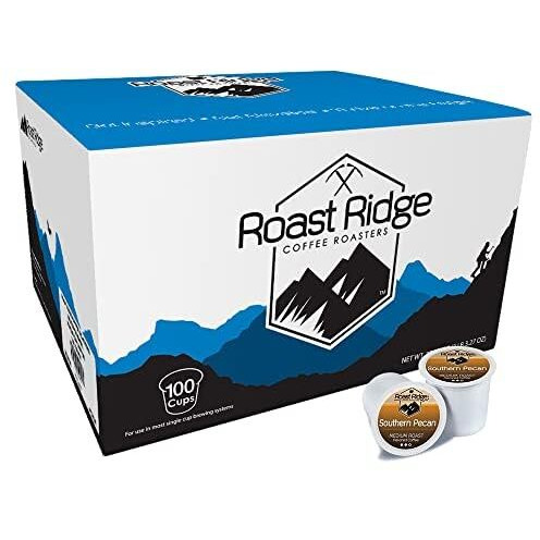 Roast Ridge Single Serve Coffee Pods For Keurig K-Cup Brewers, Southern Pecan, Medium Roast, 100 Count