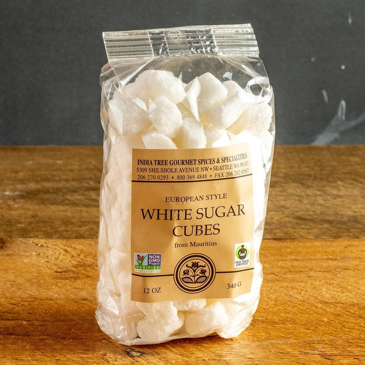 India Tree Rough Cut Mauritius White Sugar Cubes, 1.1 Pound Jar, Unrefined Sugar Cube, Kosher, Non Gmo