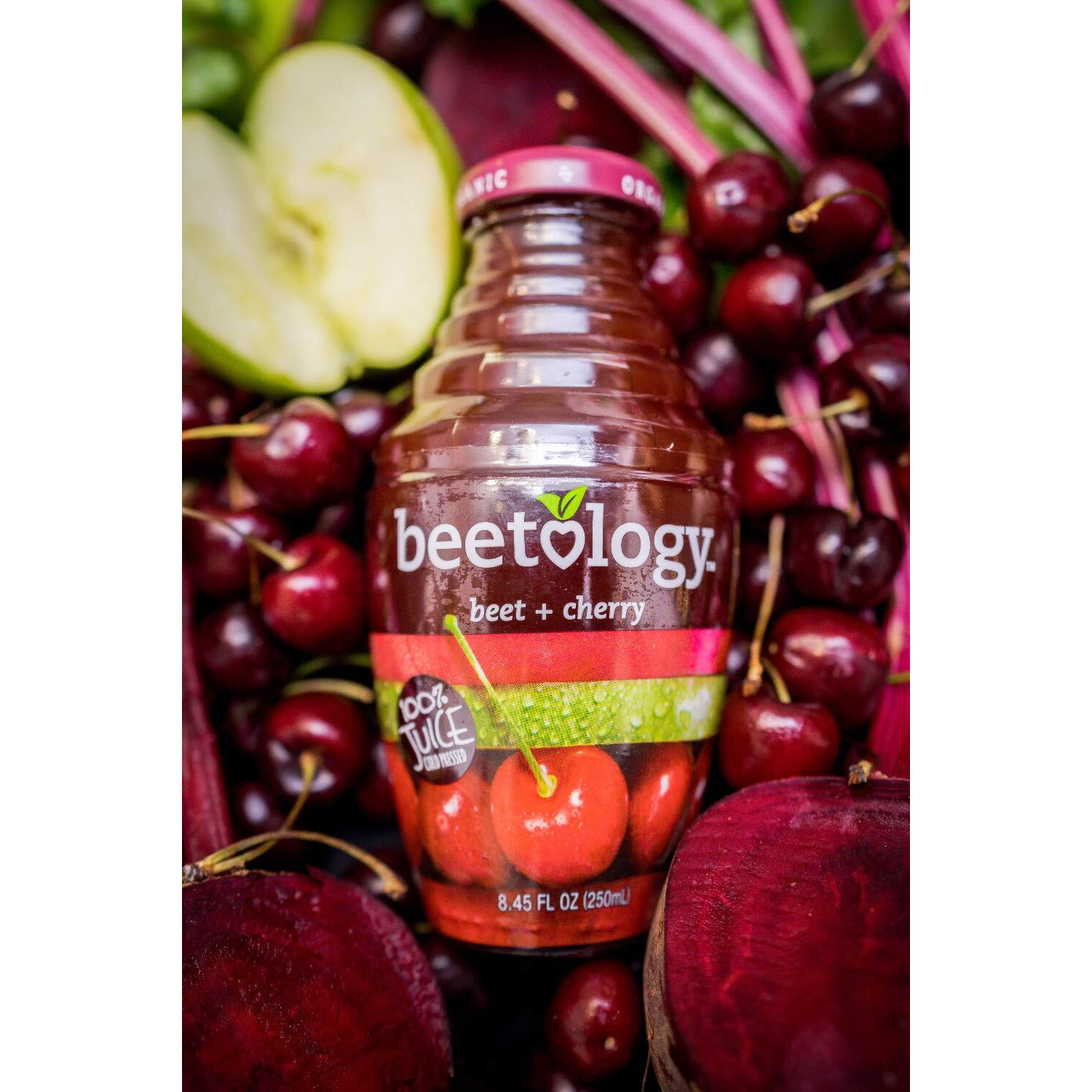 Beetology Organic Beet Juice 8.45Oz "&quotVariety Pack"", 2 Bottles Each Of Beet + Veggie, Beet + Lemon Ginger, Beet + Cherry (6 Pack) Wonder Beet Juices | Organic, Vegan, Gluten Free, Kosher And Awesome