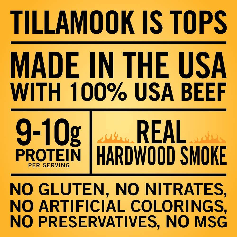 Tillamook Country Smoker Real Hardwood Smoked Beef Jerky, Teriyaki, 10 Ounce