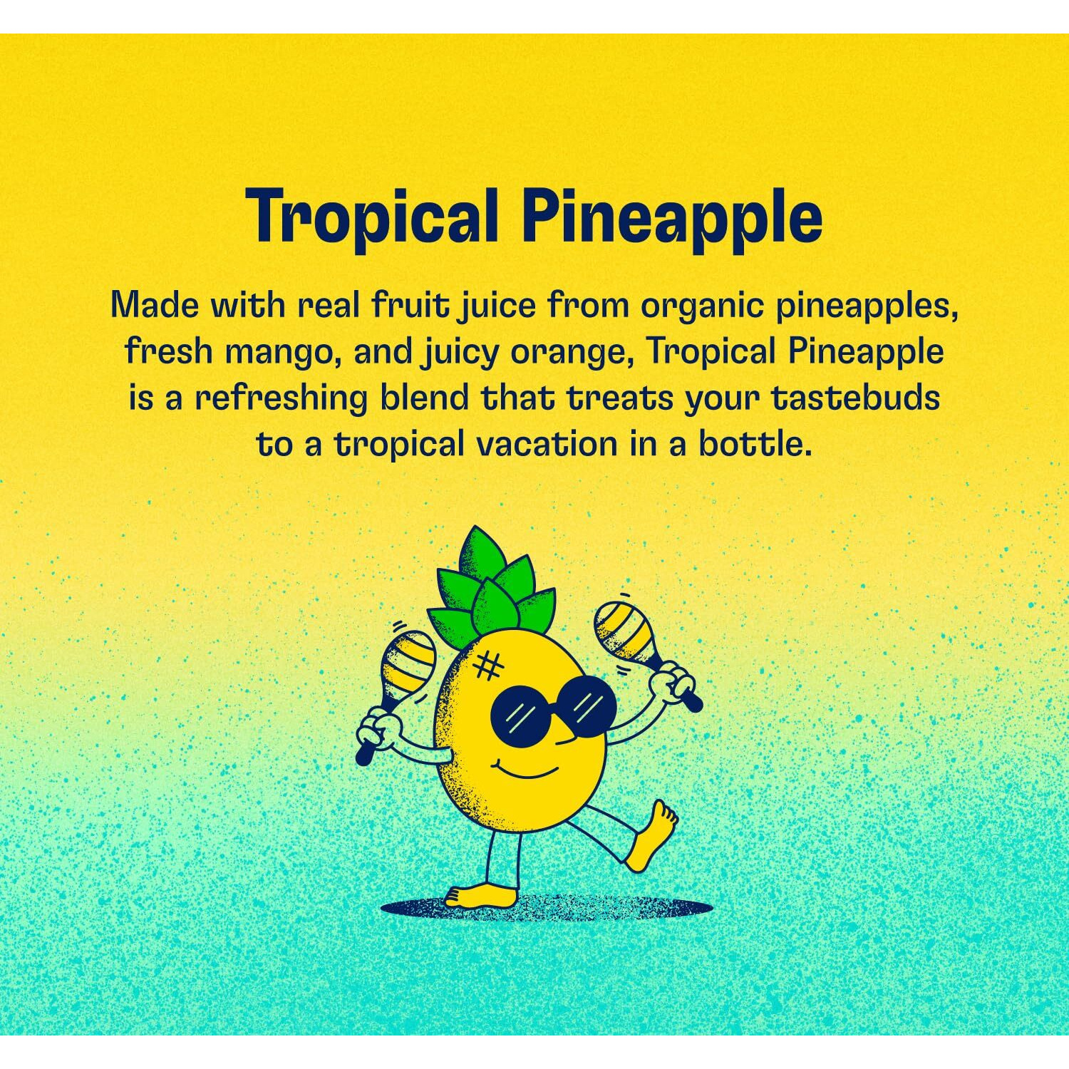 Health-Ade Kombucha Tea Organic Drink, Fermented Tea With Living Probiotics, Detoxifying Acids, Supports Gut Health, Non-Gmo, Vegan, Gluten Free, 12 Pack (16 Fl Oz Bottles), Tropical Punch