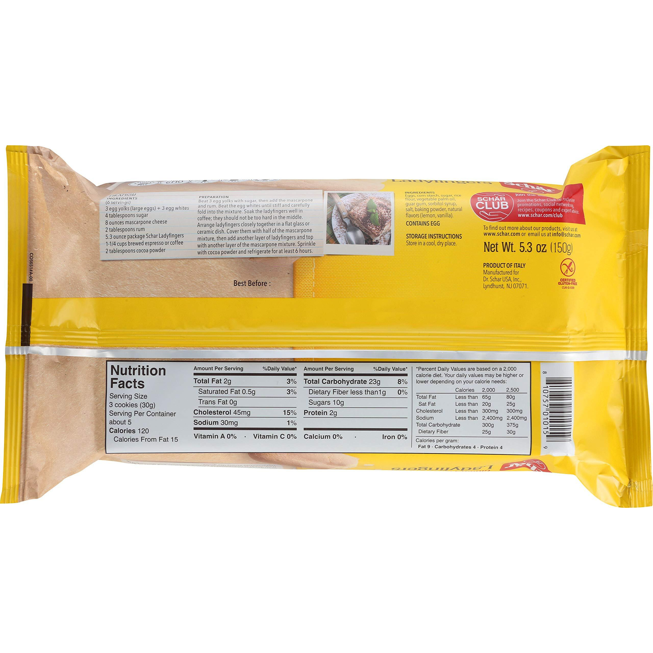 Schr Gluten Free Ladyfingers, 5.3 Oz., 4-Pack