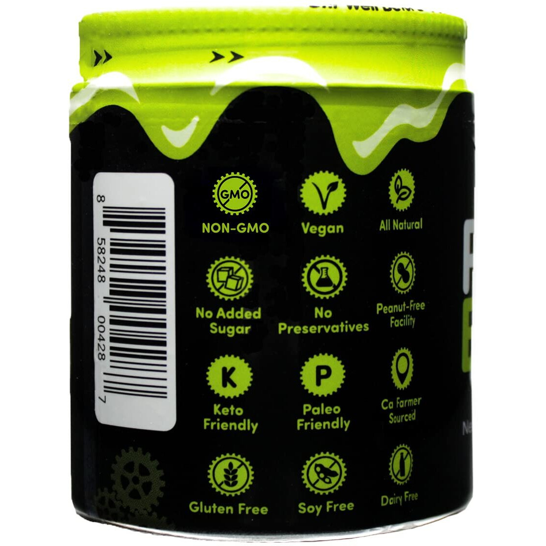 Pistachio Butter - Raw Unsalted (5Oz Glass Jar)