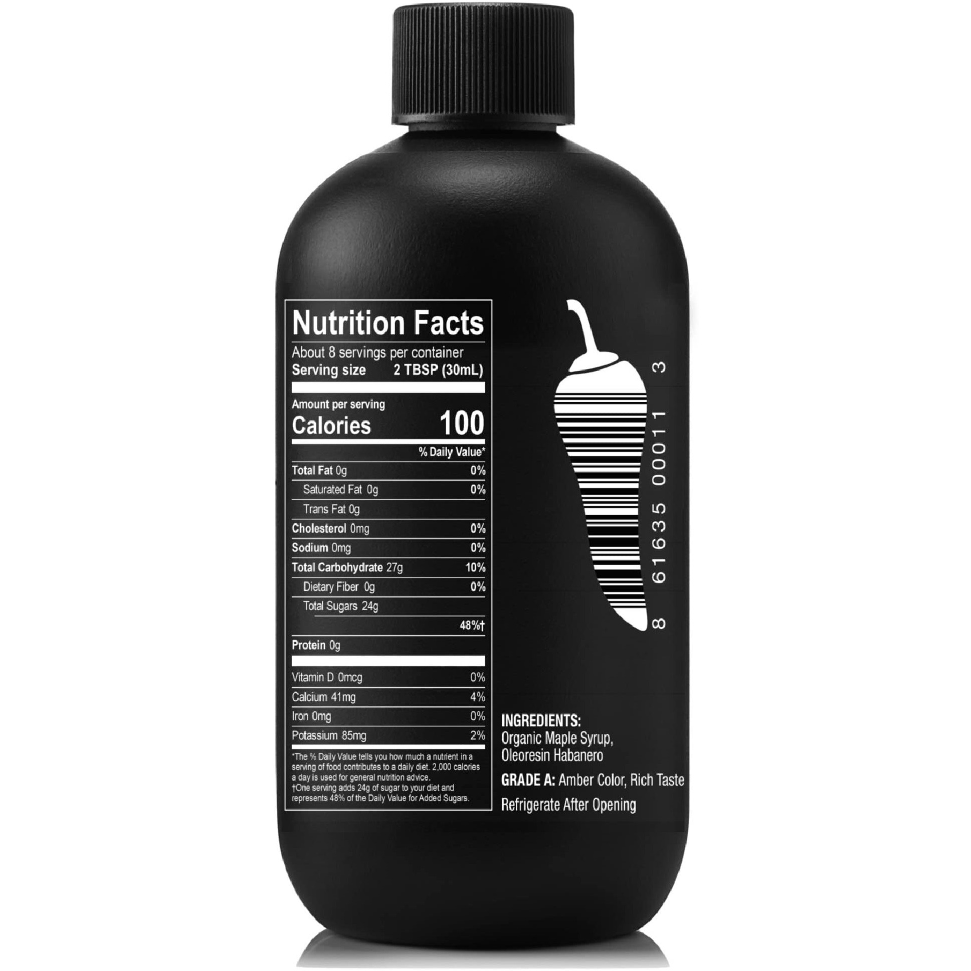 Trees Knees Spicy Maple, Organic Maple Syrup Infused With Habanero Peppers | 11.5 Ounce Bottle | Vegan, Gluten Free, Paleo-Friendly, Grade-A Maple Syrup | Foodie Gifts, Spicy Food Gifts, Cocktail Gift