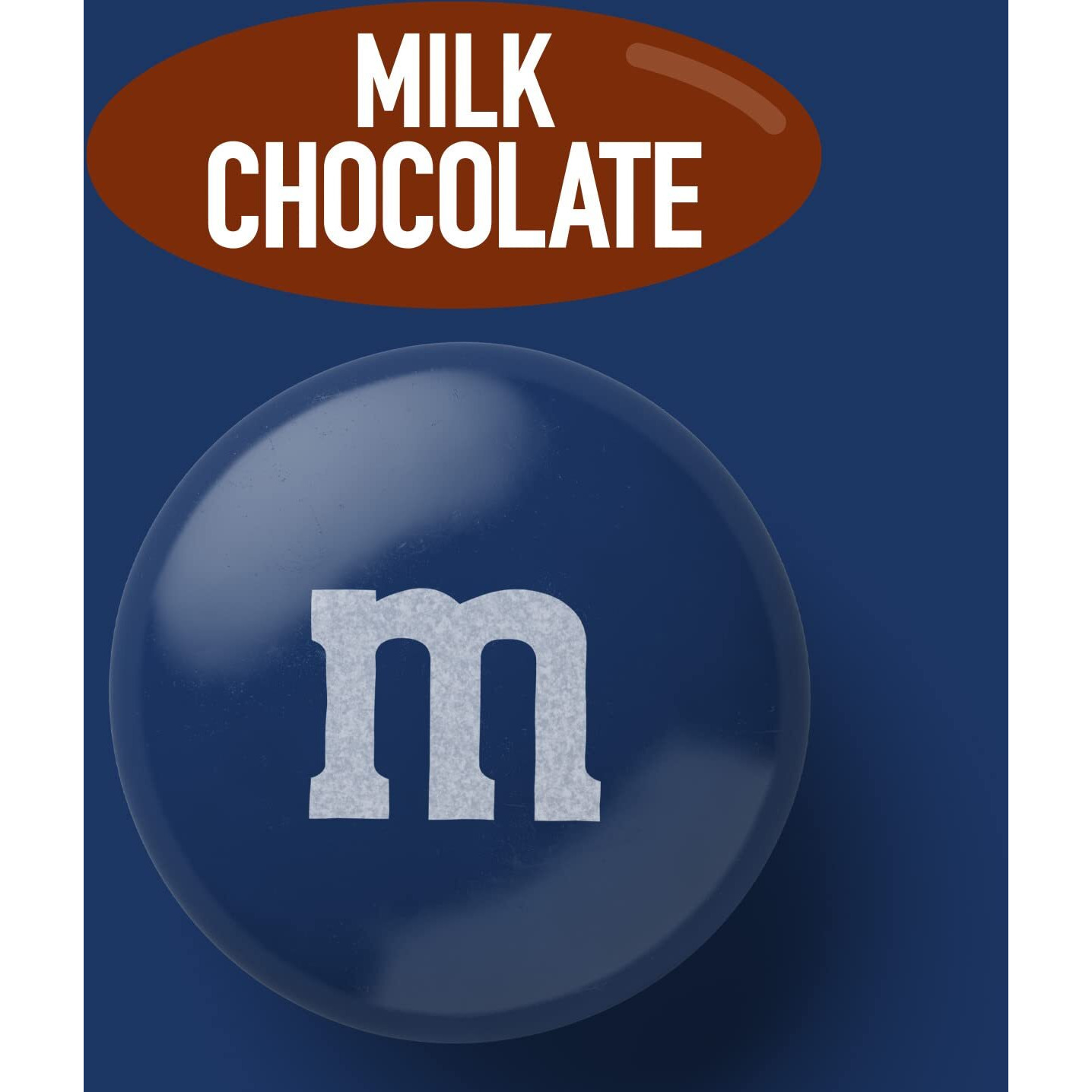 M&Ms Dark Blue Milk Chocolate Candy, 2Lbs Of M&M's In Resealable Pack For Candy Bars, Birthday Parties, Graduations, Congrats Celebrations & Diy Party Favors