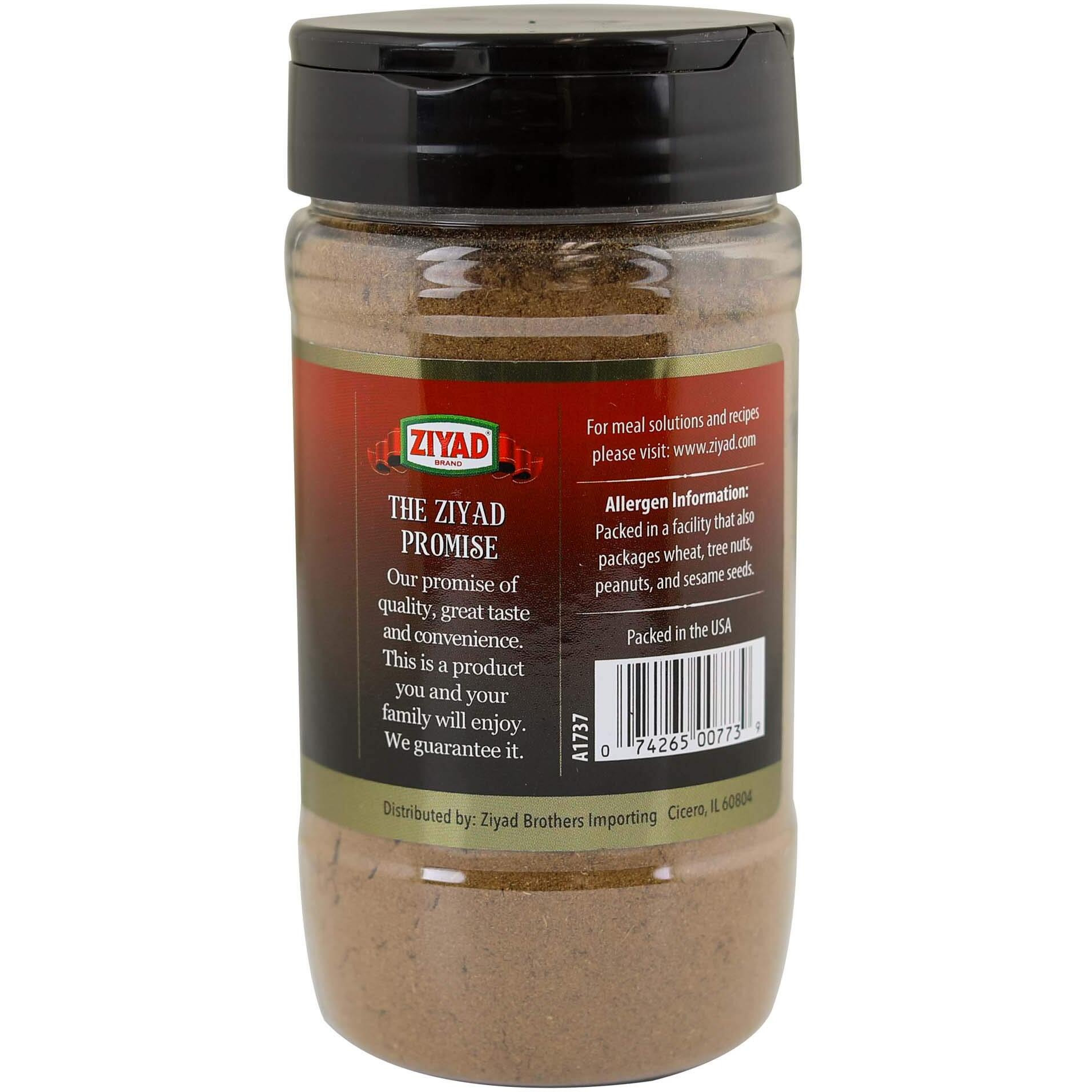Ziyad Shaker Premium Seven Spice Blend, Flavorful Spices, No Additives, No Preservatives, No Salt, No Msg, 5 Oz