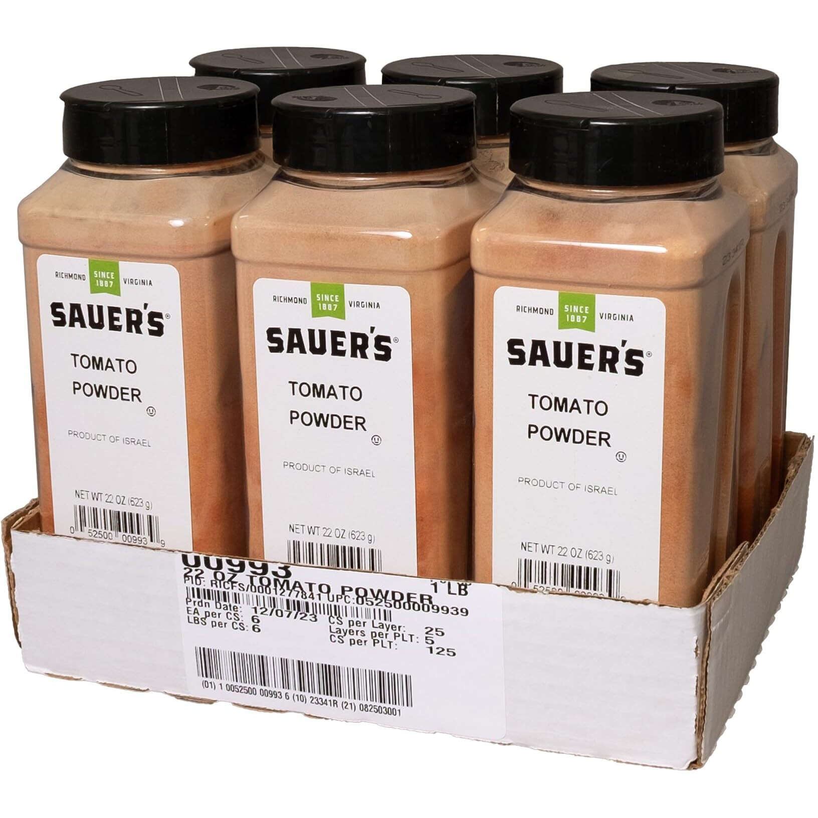 Sauer Tomato Powder, 22 Ounce (Pack Of 6)