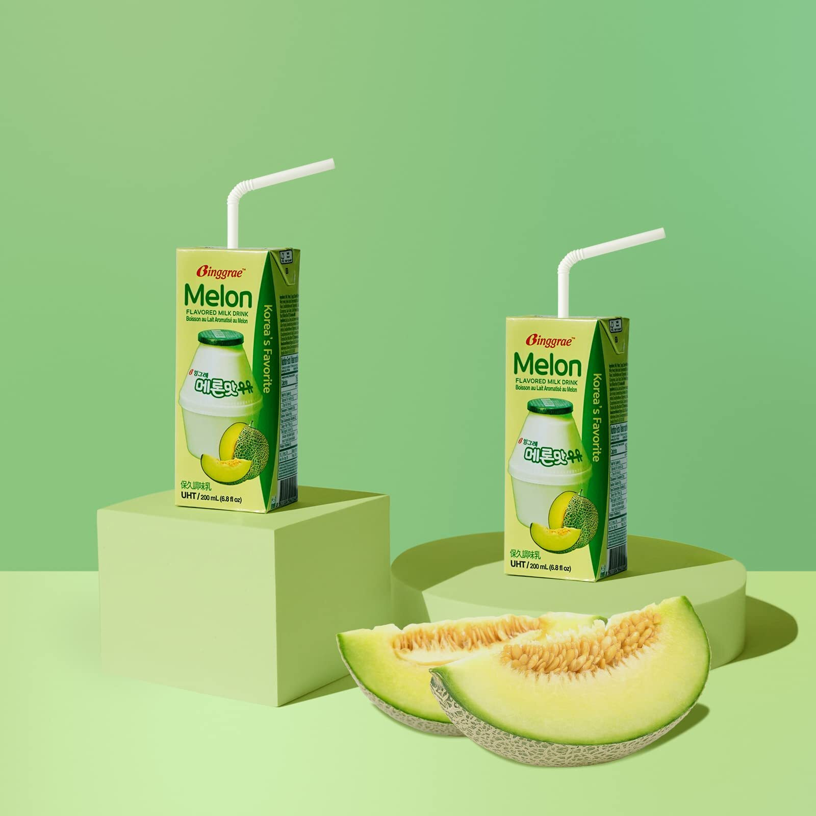 Binggrae Melon Flavored Milk (Pack Of 24)