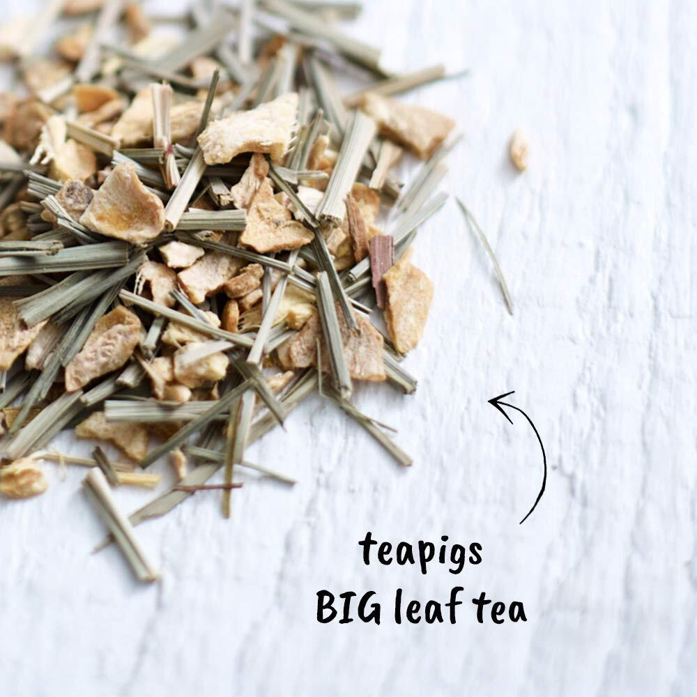 Teapigs Herbal Tea Bags Made With Whole Leaves Pack Of Tea Bags, Ginger Lemon, 50 Count