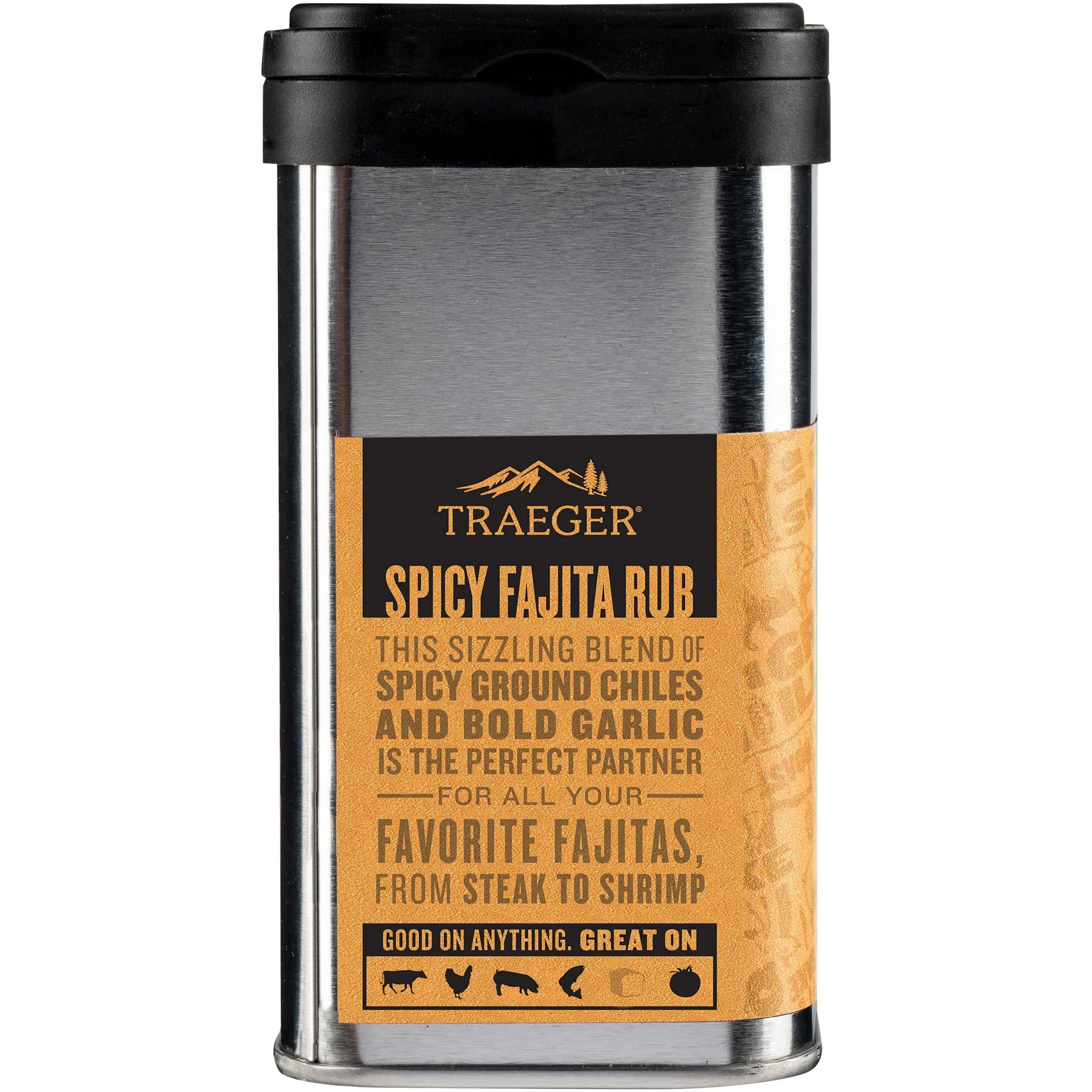 Traeger Grills Spc217 Spicy Fajita Rub With Paprika, Garlic, & Chili Pepper