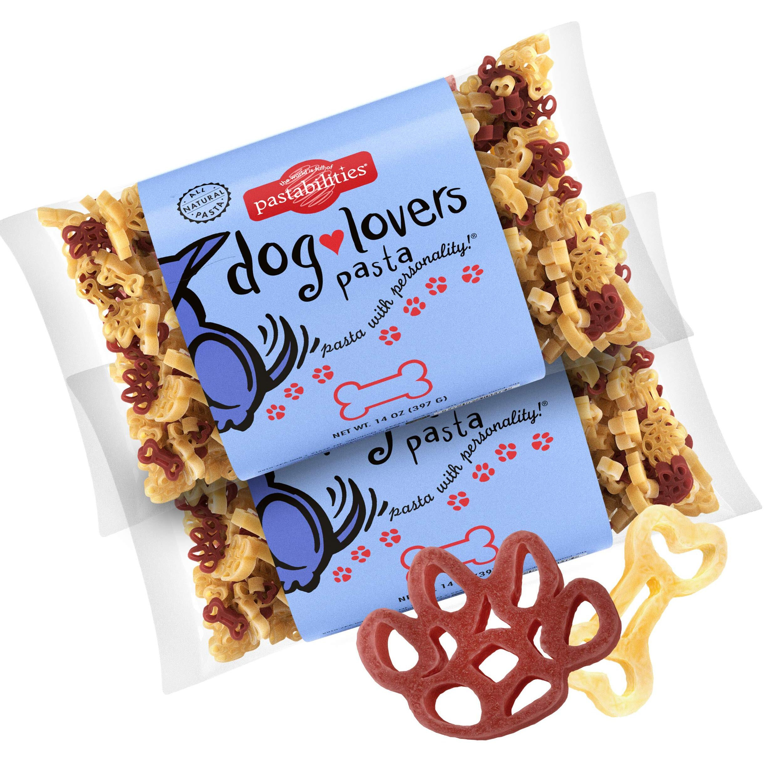Pastabilities Fun Shaped Pasta For Kids - Dog Lovers Pasta - Paws And Bones Animal Theme, Non-Gmo Natural Wheat Pasta, All-Natural, Kosher Certified, Made In The Usa, (2 Pack,14 Oz)
