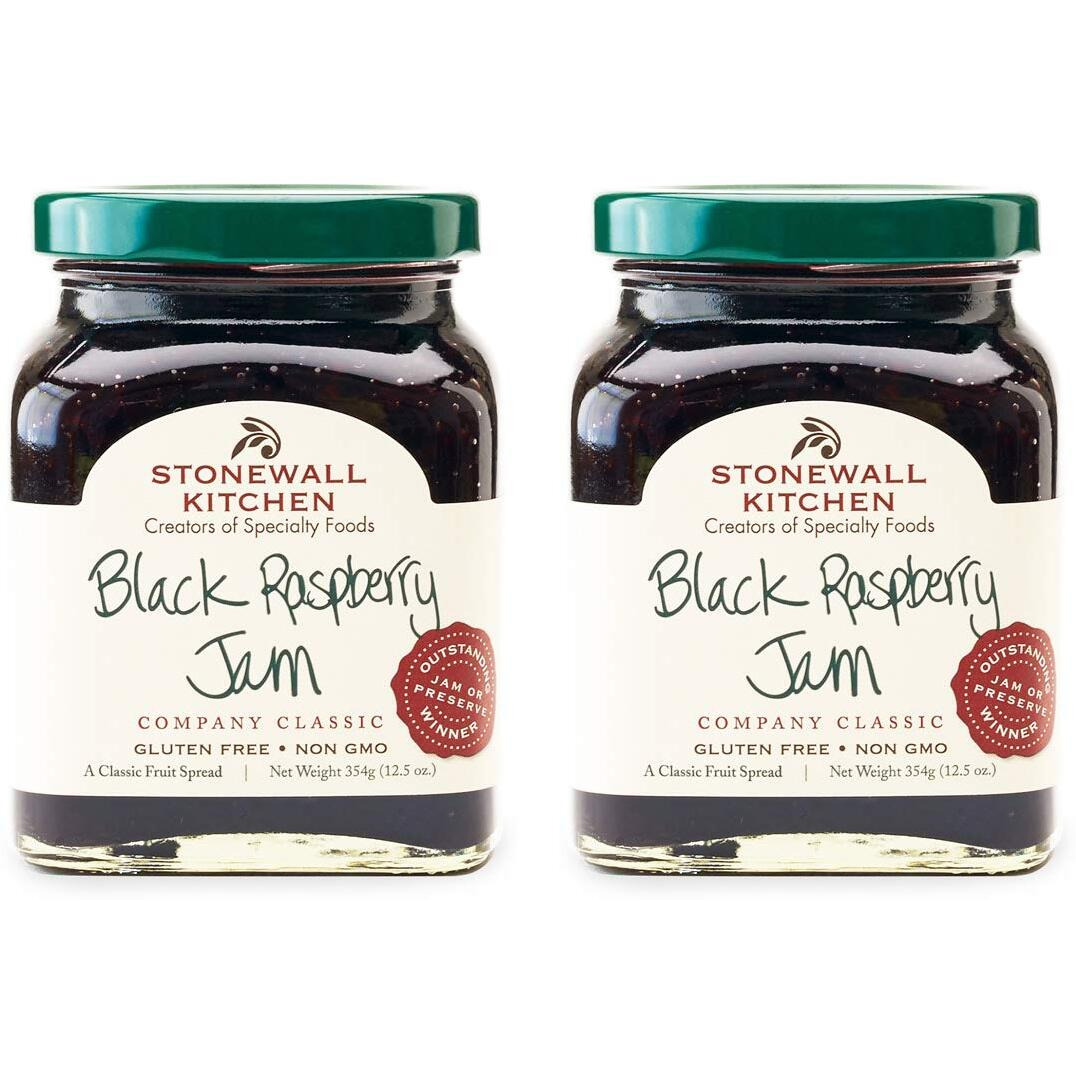 Stonewall Kitchen Black Raspberry Jam, 12.5 Ounces (Pack Of 2)
