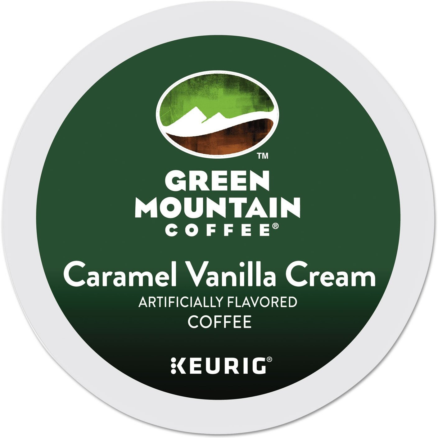 Green Mountain Coffee Roasters 6700Ct Caramel Vanilla Cream Coffee K-Cups, 96/Carton