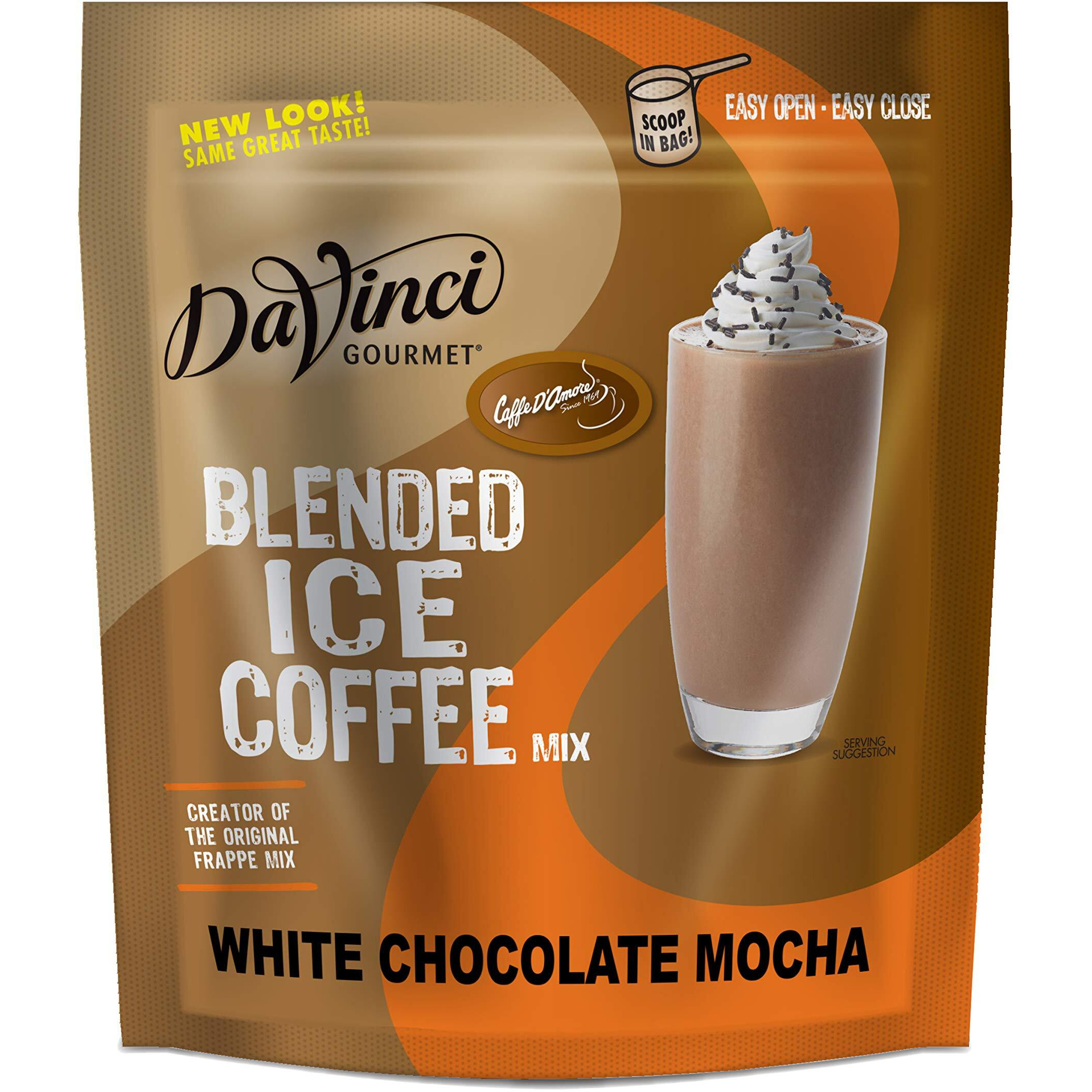 Davinci Gourmet White Chocolate Mocha Blended Iced Coffee Mix, 3 Pound (Pack Of 1)