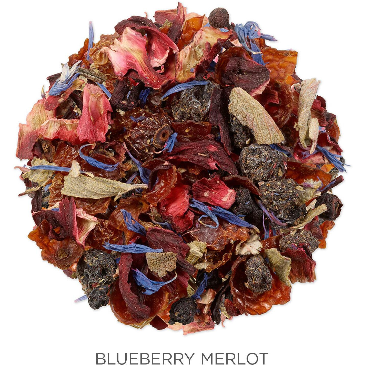 Tea Forte Blueberry Merlot Organic Herbal Tea, Makes 35-50 Cups, 3.53 Ounce Loose Leaf Tea Canister
