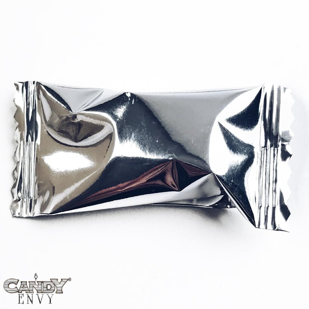 Candy Envy - Silver Foil Buttermints - 13 Oz. Bag - 100 Indiv. Wrapped Mints