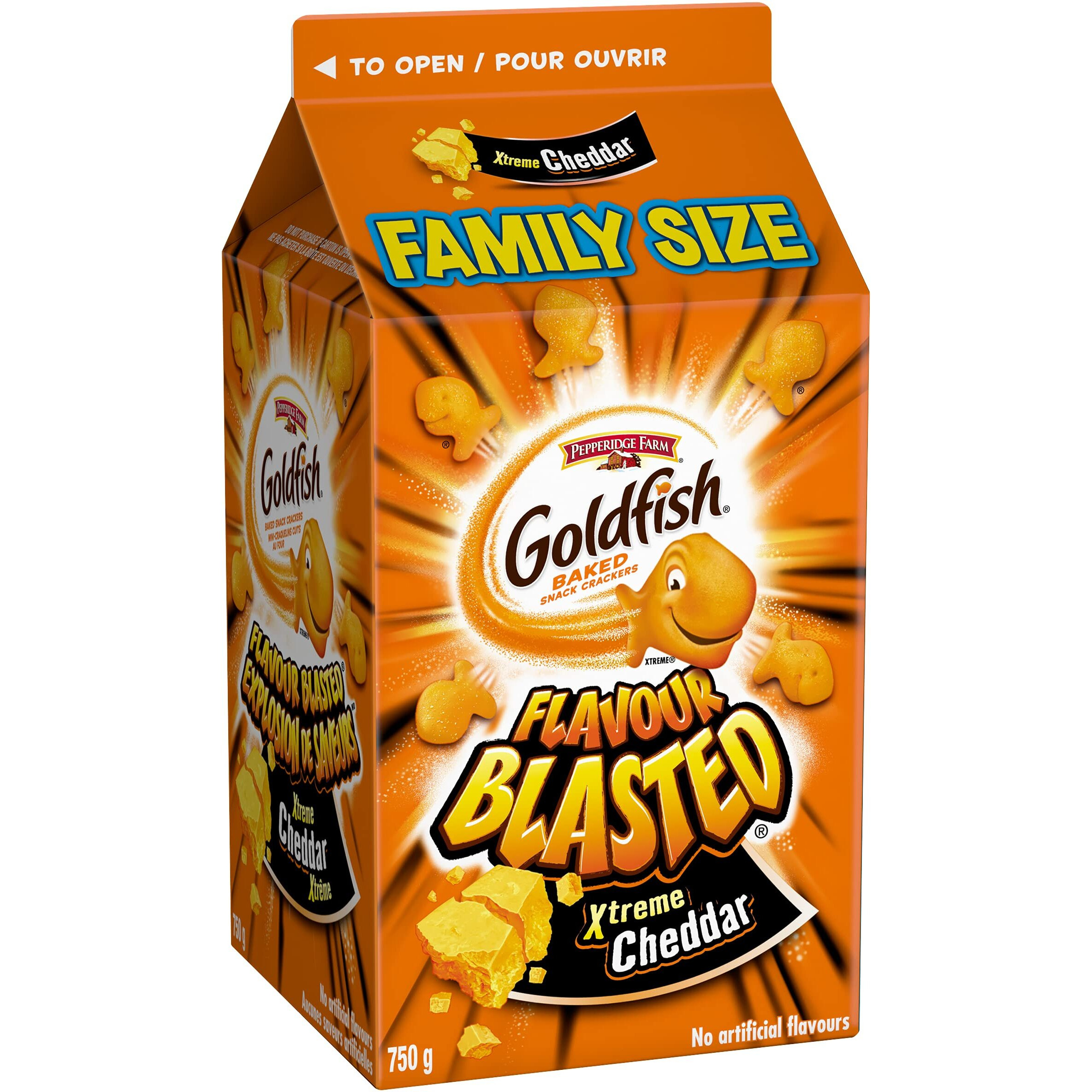 Pepperidge Farm Goldfish Flavour Blasted Xtreme Cheddar Crackers, 750G/26.5 Oz., {Imported From Canada}