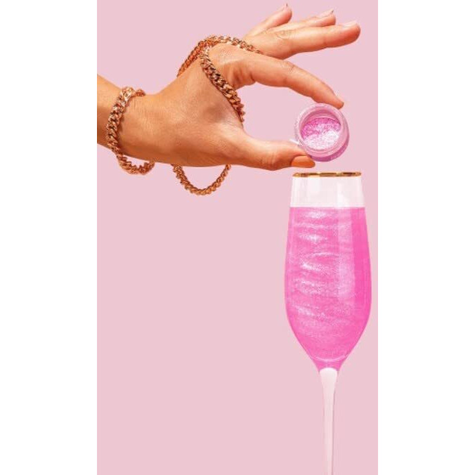 Fancy Sprinkles Premium Edible Glitter, 100% Edible Glitter For Sparkling Food & Drinks No Taste Or Texture (4G, Tourmaline Pink)