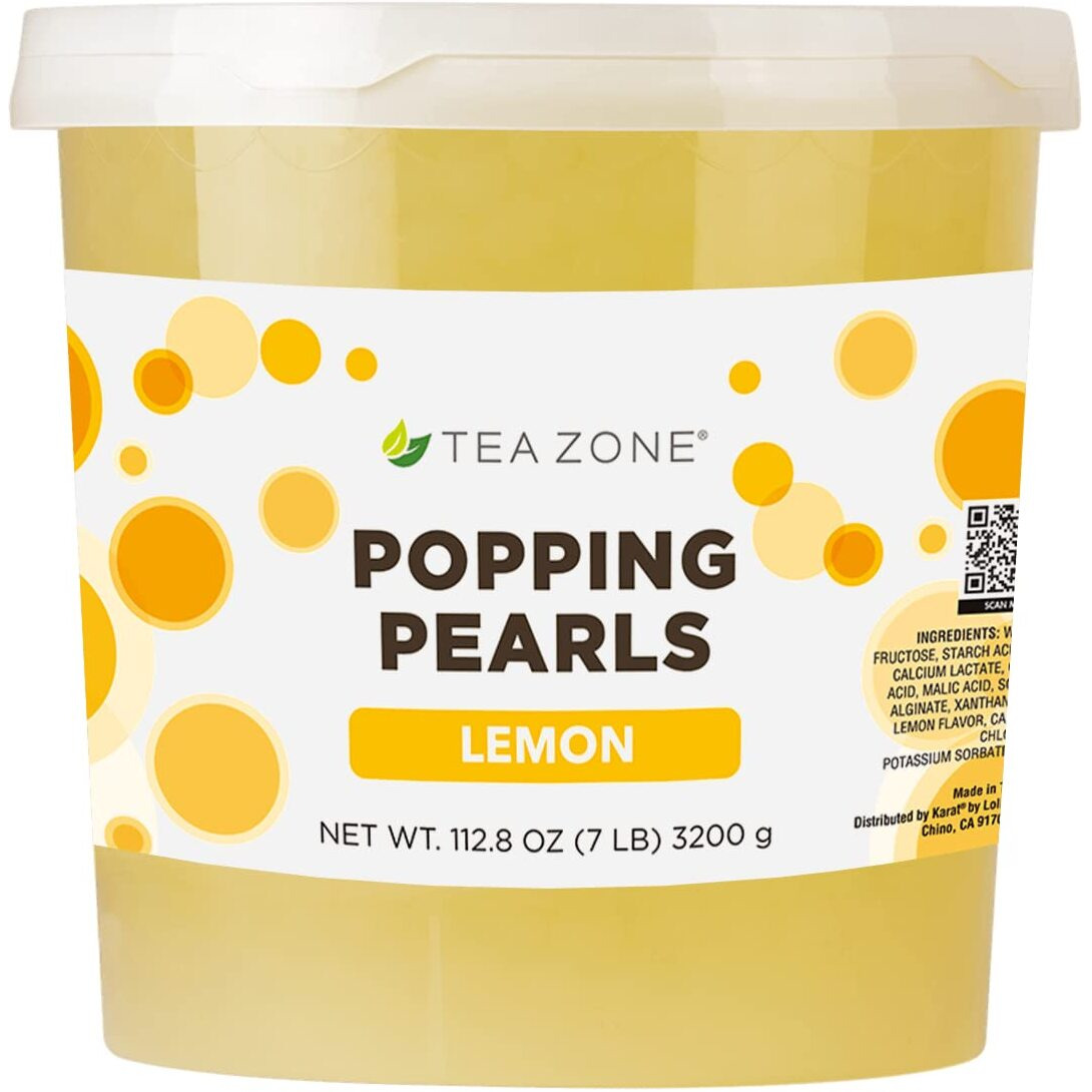 Tea Zone 7 Lbs Lemon Popping Pearls