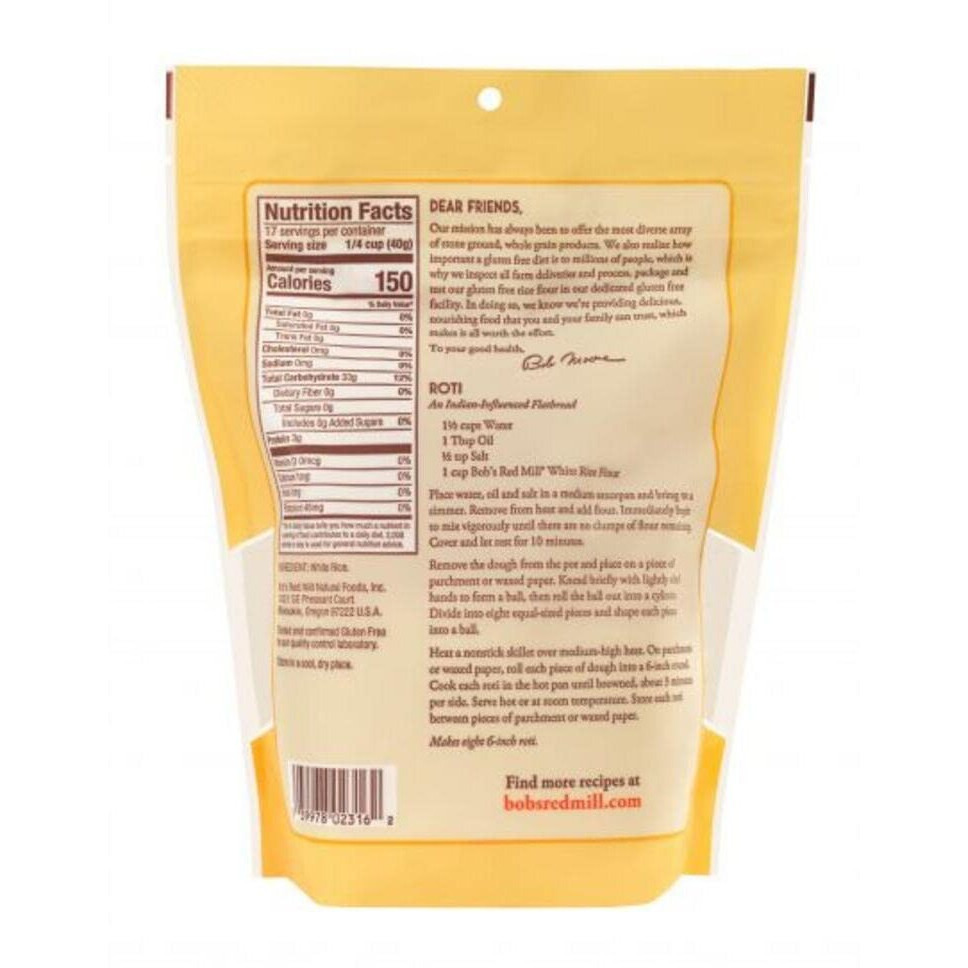 Bob's Red Mill Gluten Free White Rice Flour (24 Ounce (Pack Of 2)