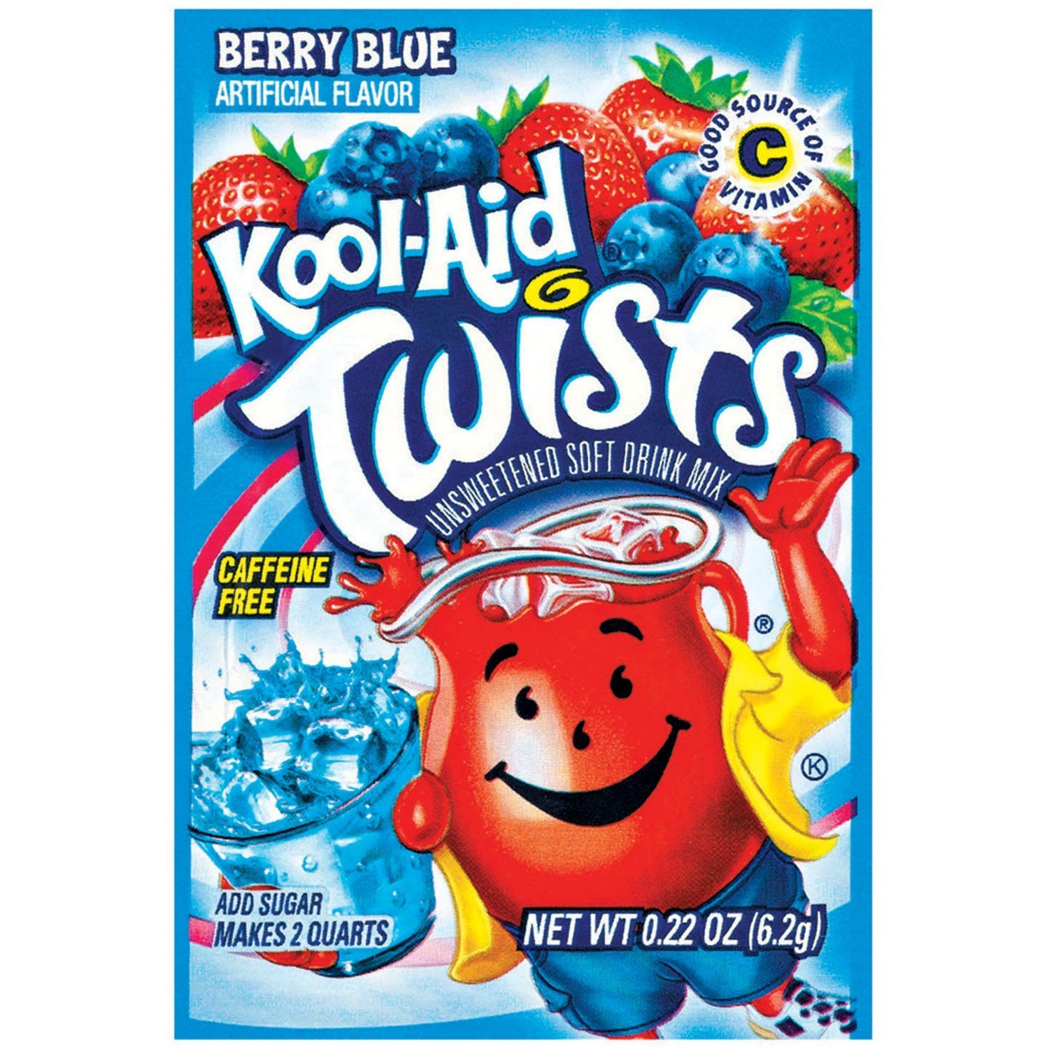 Kool-Aid Unsweetened Caffeine Free Mixed Berry Zero Calories Powdered Drink Mix 192 Count Pitcher Packets