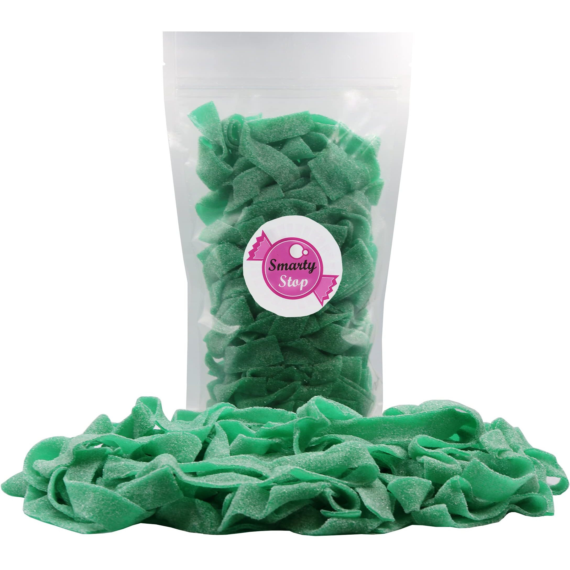 Smarty Stop All Flavor Sour Candy Belts (Green Apple, 1 Pound (Pack Of 1))