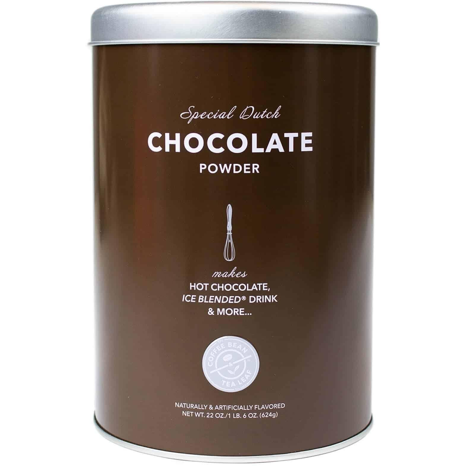 The Coffee Bean & Tea Leaf, Dutch Chocolate Powdered Creamer For Coffee, Lattes, Smoothies, Drinks, Baking, 22Oz. Tin, 2-Pack