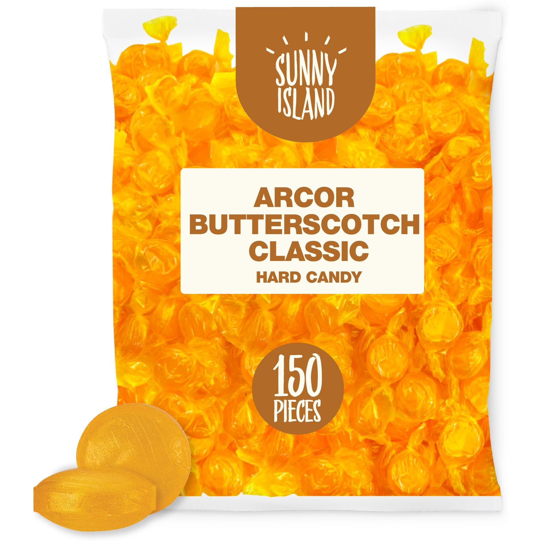 Arcor Butterscotch Classic Hard Candy, 2-Pound Bag
