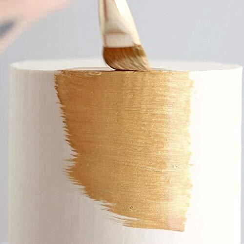 Luster Dust - Super Gold (4G 1X Pump) | Edible Vegan Dust & Paint For Cake Decorating, Ice Cream, Desserts, Cocktails And Beverages By Bakell