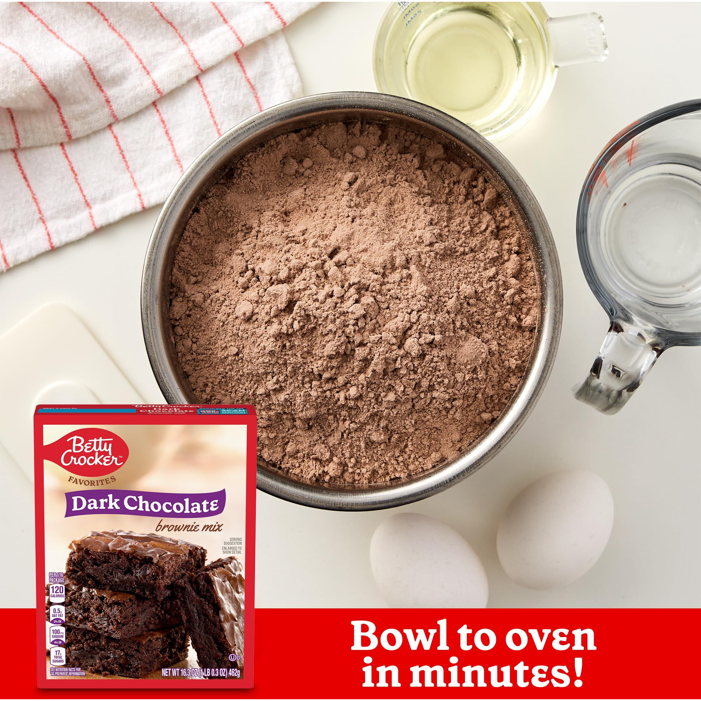 Betty Crocker Favorites Dark Chocolate Brownie Mix, 16.3 Oz. (Pack Of 12)