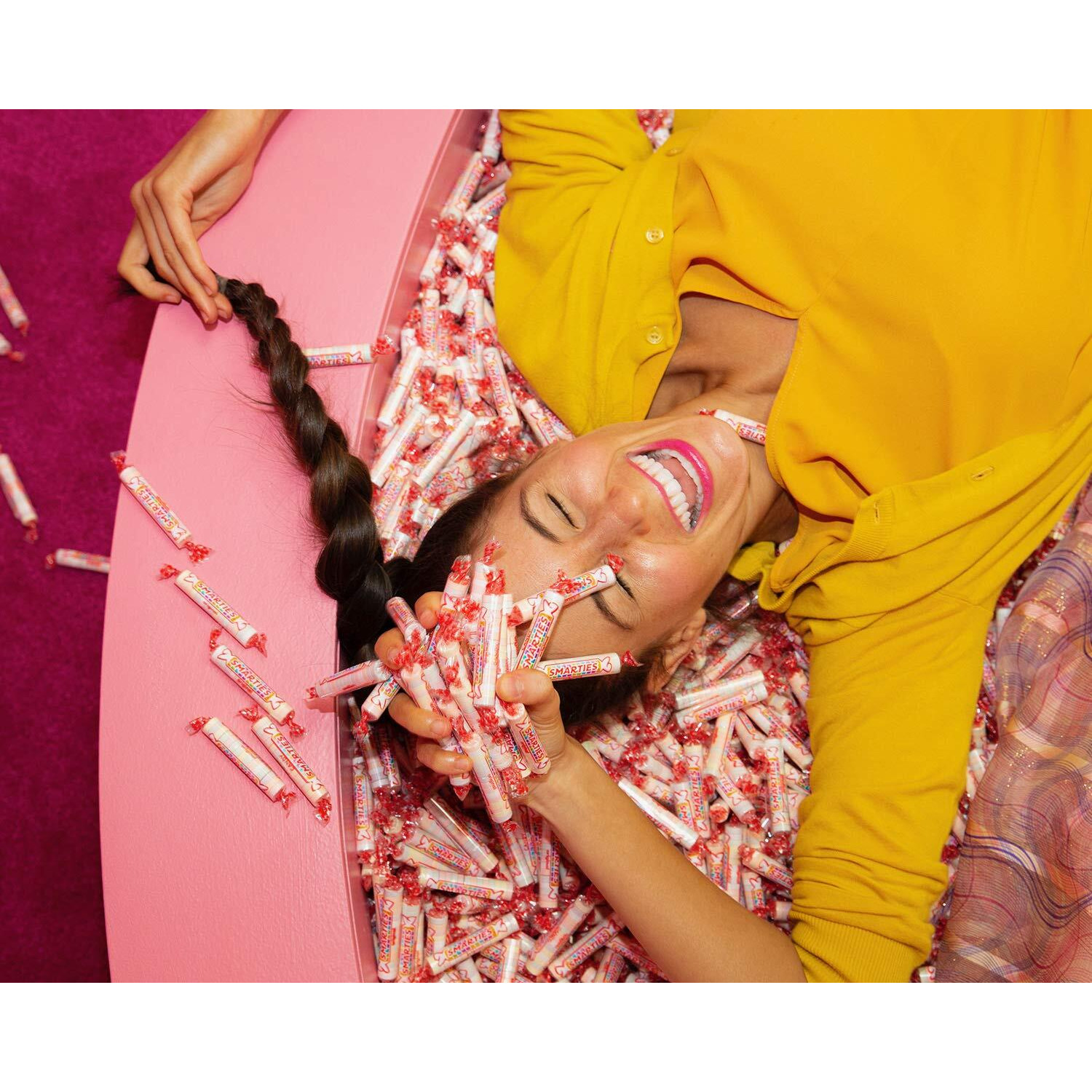 Smarties Candy Rolls Original Flavor Bulk Gluten Free & Vegan Delight | Classic Sweetness From Family Owned Since 1949 | Peanut Free Dairy Free & Allergen Free | Perfect Halloween Treat - 2 Pound Bag