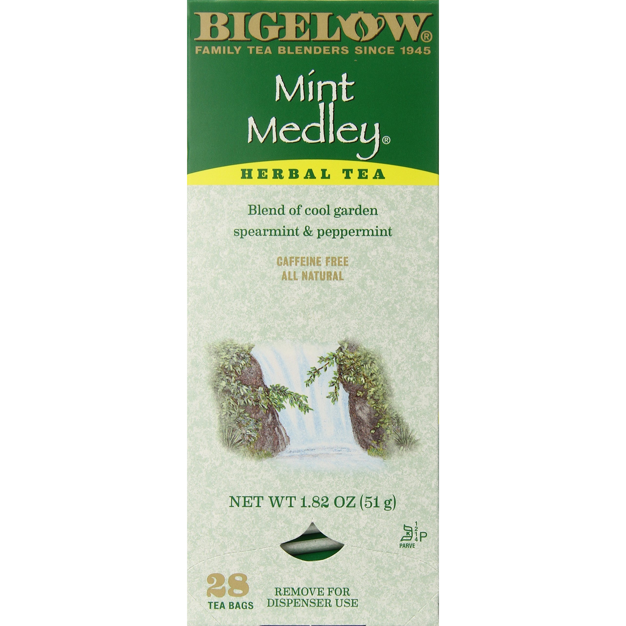 Bigelow Mint Medley Herbal Tea, 28 Count (Pack Of 6)