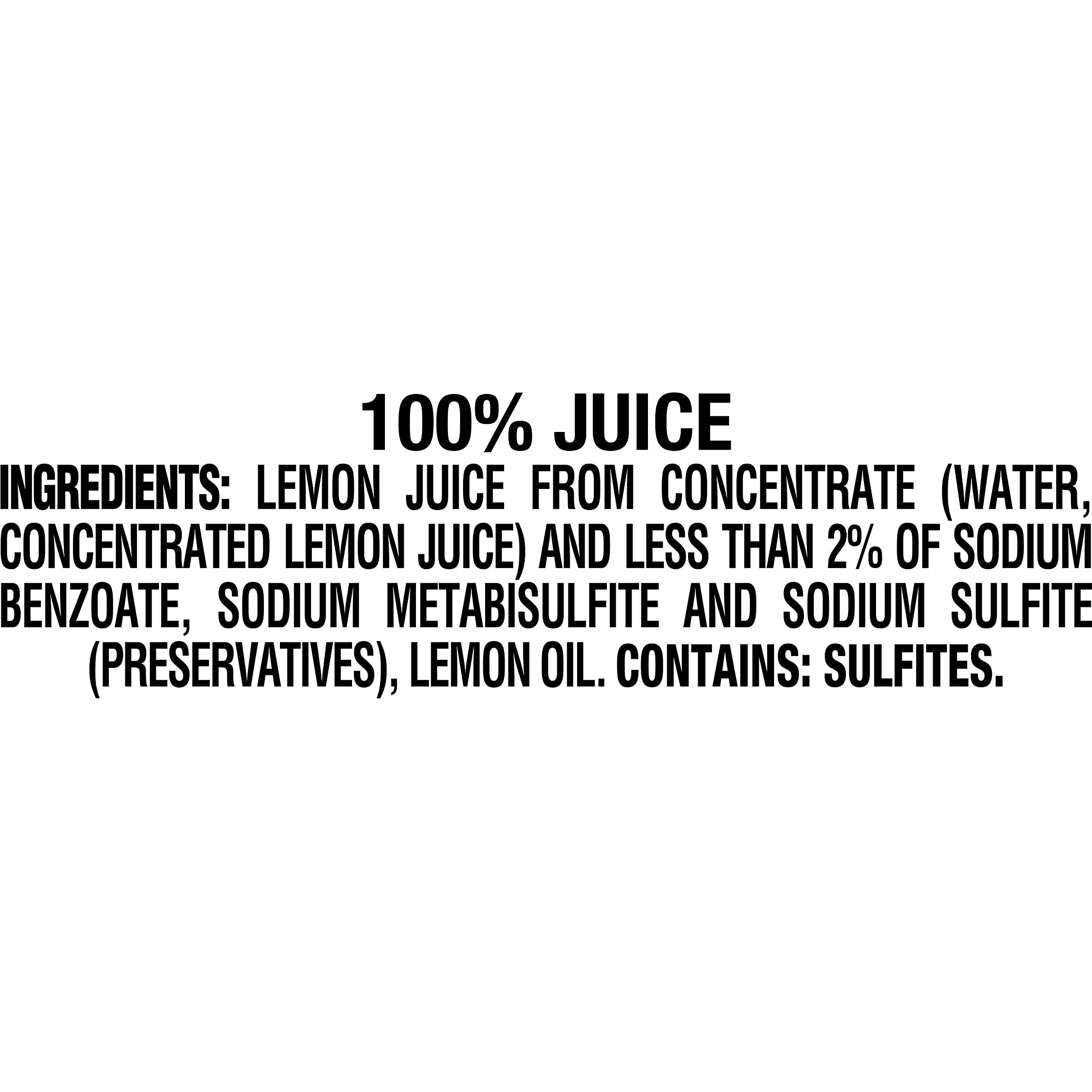 Realemon 100% Lemon Juice, 2.5 Fl Oz Bottle (Pack Of 24), Made With Lemon Juice From Concentrate, Gluten-Free, Sodium Free, Perfect Mixer To Add To Cocktails And Marinades