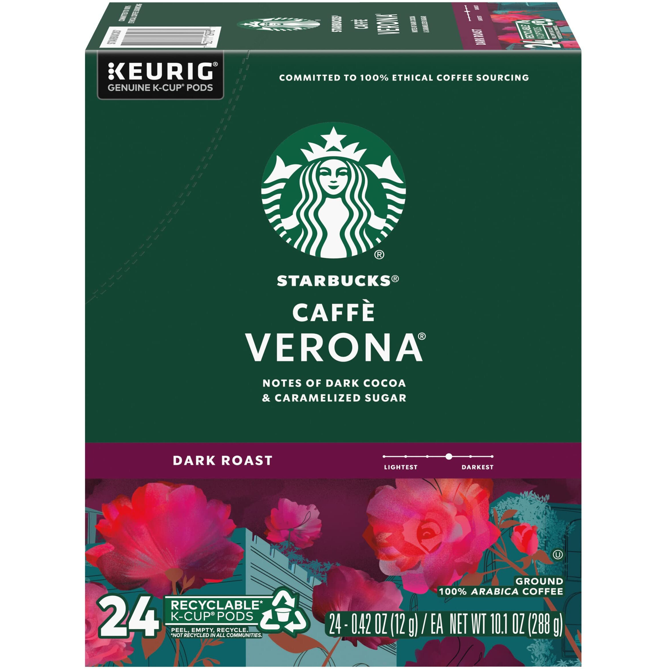 Starbucks Caffe Verona Keurig K-Cups, 72 Count